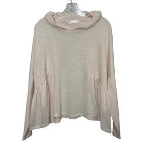 89th Madison Hoodie Pullover Shirt Womens Medium Oatmeal New